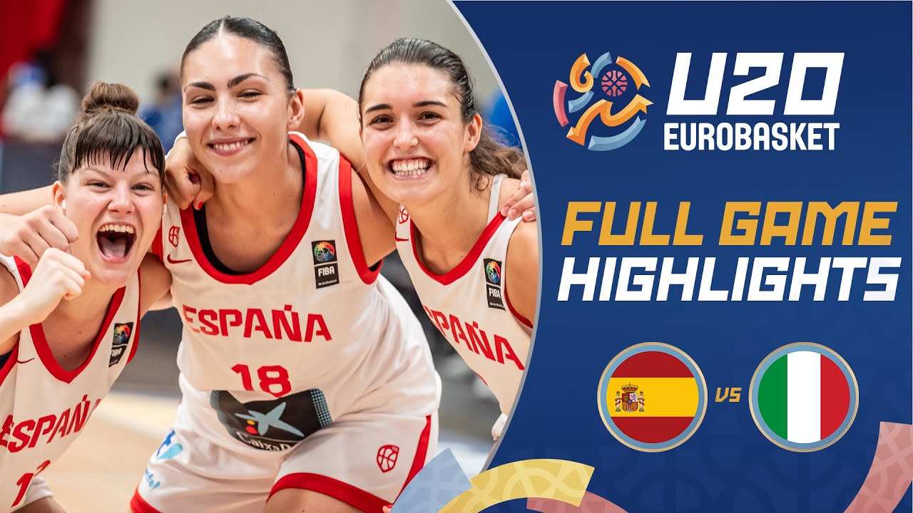 Spain 🇪🇸 vs Italy 🇮🇹 | Highlights | FIBA U20 Women's EuroBasket 2025