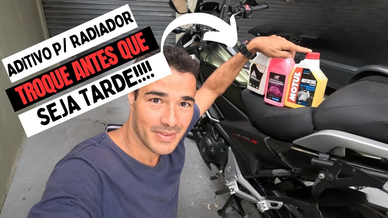 ADITIVO RADIADOR MOTO QUAL UTILIZAR E QUANDO TROCAR