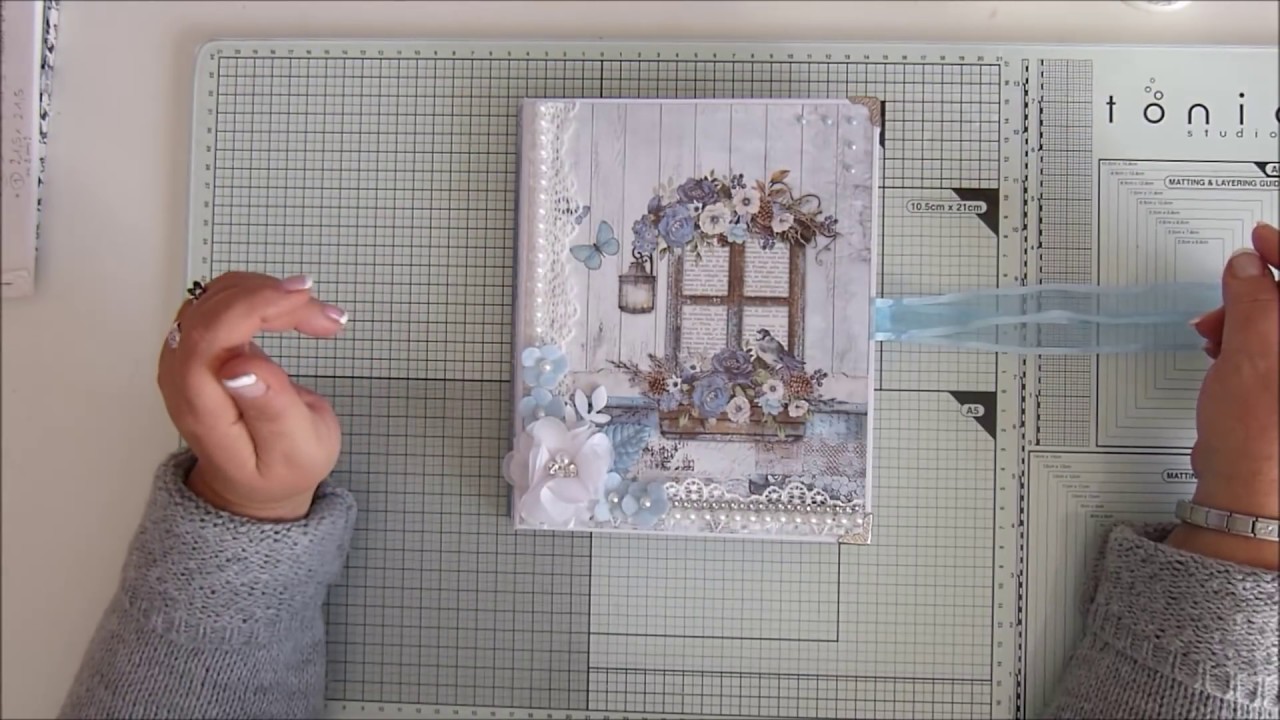 [ Présentation ] Coffret mini album collection Blue Land de Stamperia