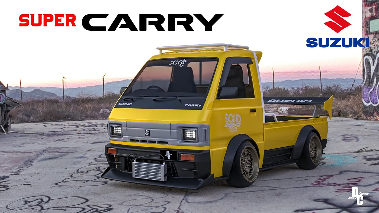 Modifikasi Suzuki Carry 1.0 Pickup | Digital Customs | Restomod
