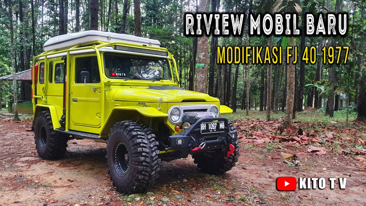 ✅ TOYOTA  FJ 40 14B + TURBO MODIFIKASI   (1977) 