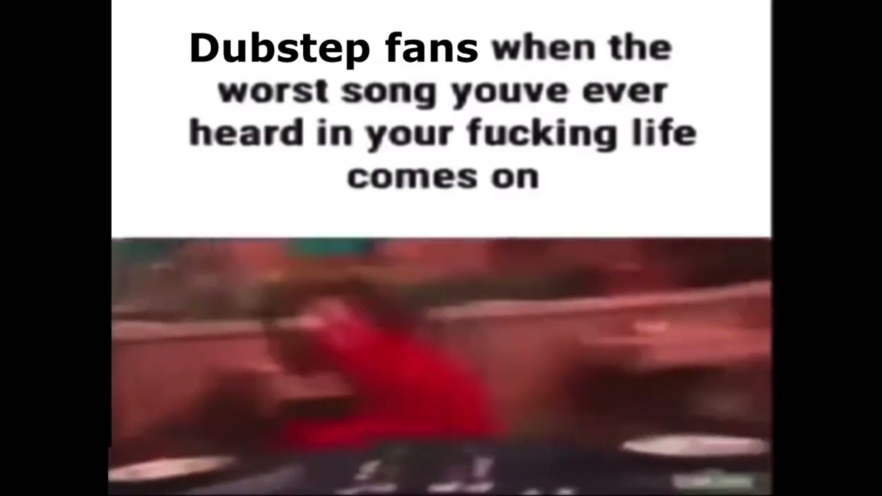 Dubstep fans when the worst song you've ever heard comes on