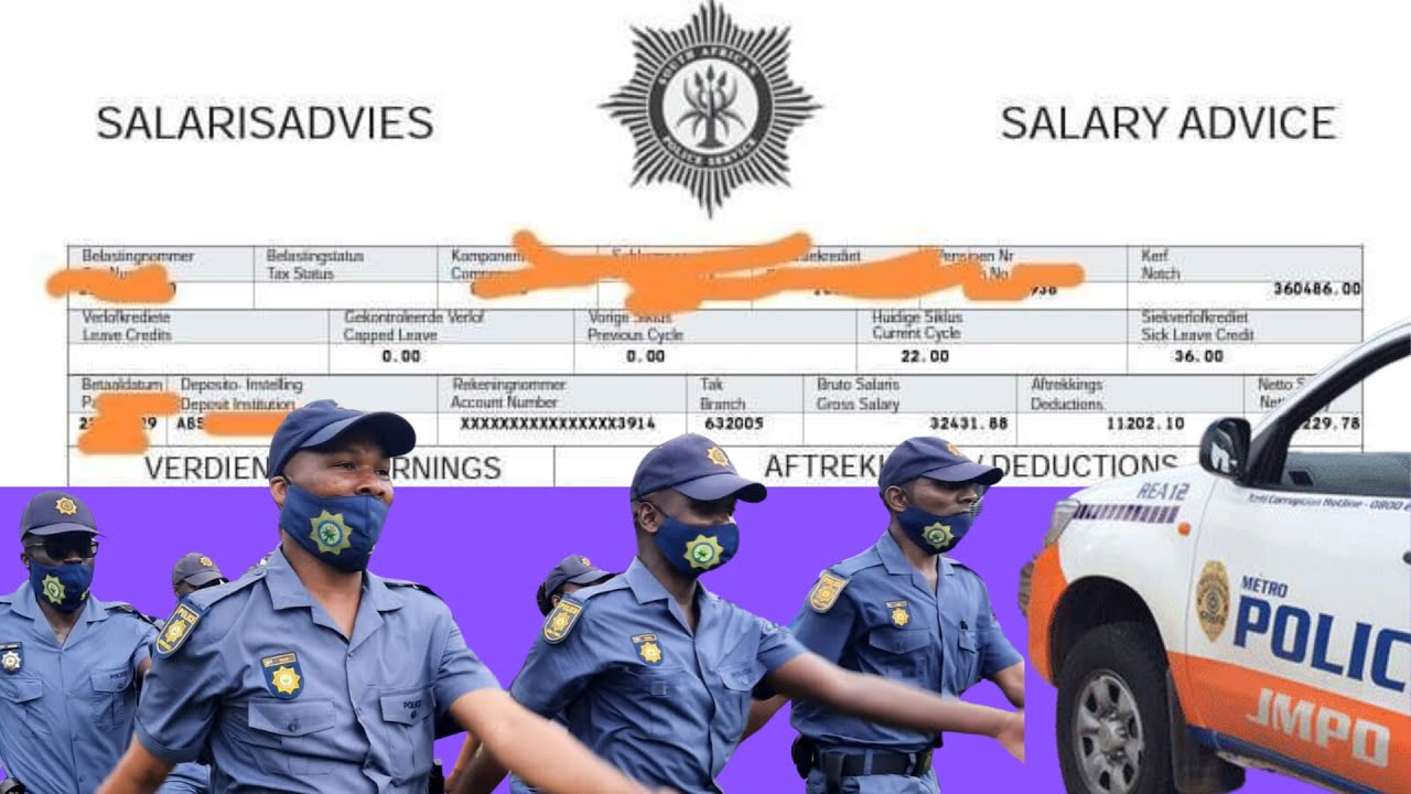 SAPS Salary per month I How much does JMPD officers earn?