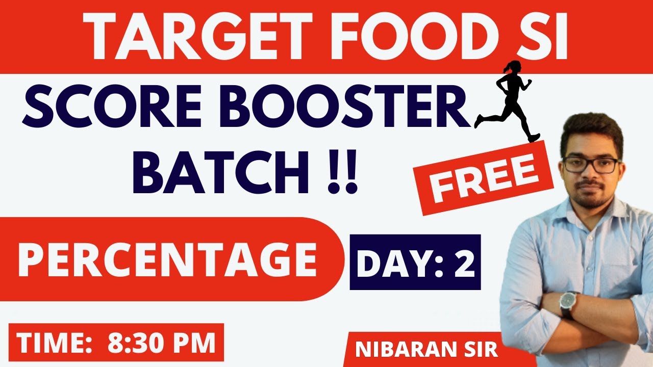 WBPSC FOOD SI Math Class 2 | FOOD SI Preparation 2023 Math | Nibaran Sir Maths