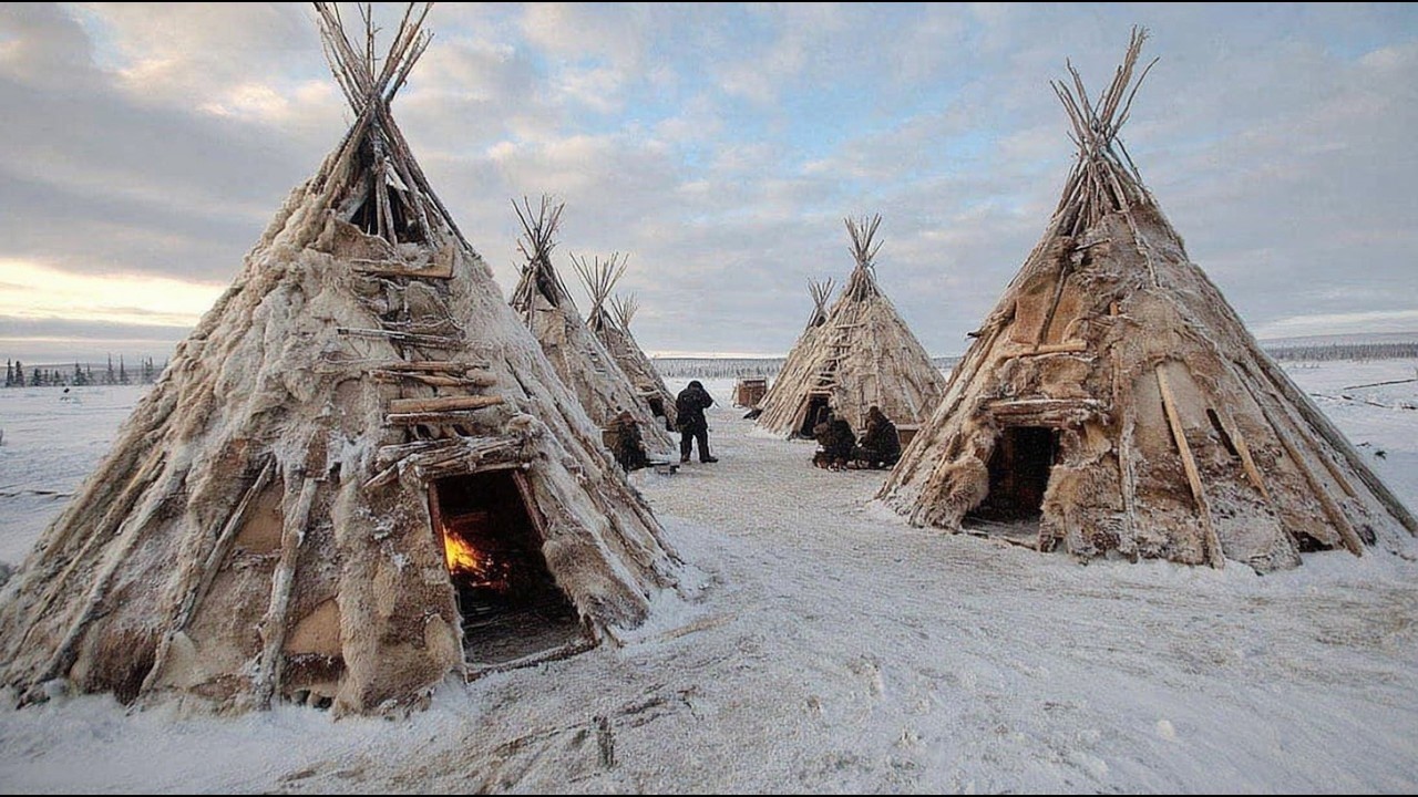Arctic Survival Secrets: How Sami Lavvu Tents Keep People Warm at -50°C
