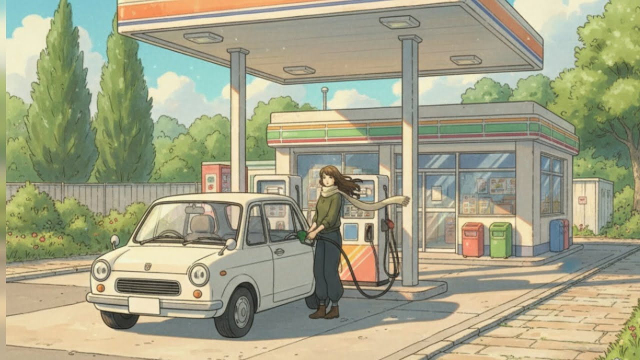 Фрагмент моего дня | Эстетическое аниме в стиле Ghibli