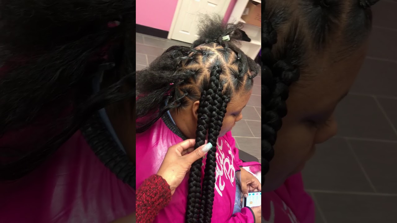 Alopecia + Box Braids 👀💛 | IG: @ Braid.Barbie