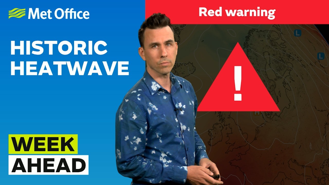 Week Ahead 22/06/2026 &ndash; Extreme heat, high humidity &ndash;&nbsp;Met Office weather forecast UK