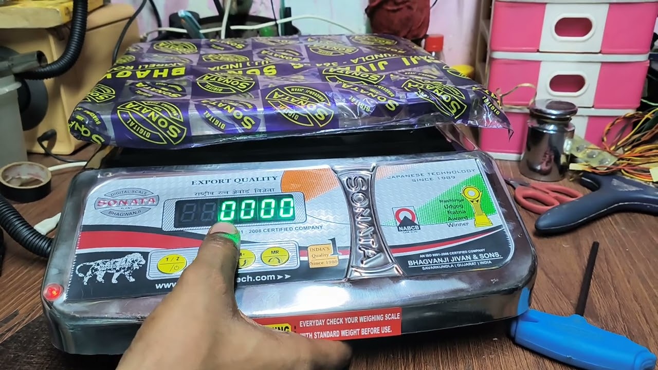 Sonata Weighing Scale Satting And Calibration | 30kg PCB Password