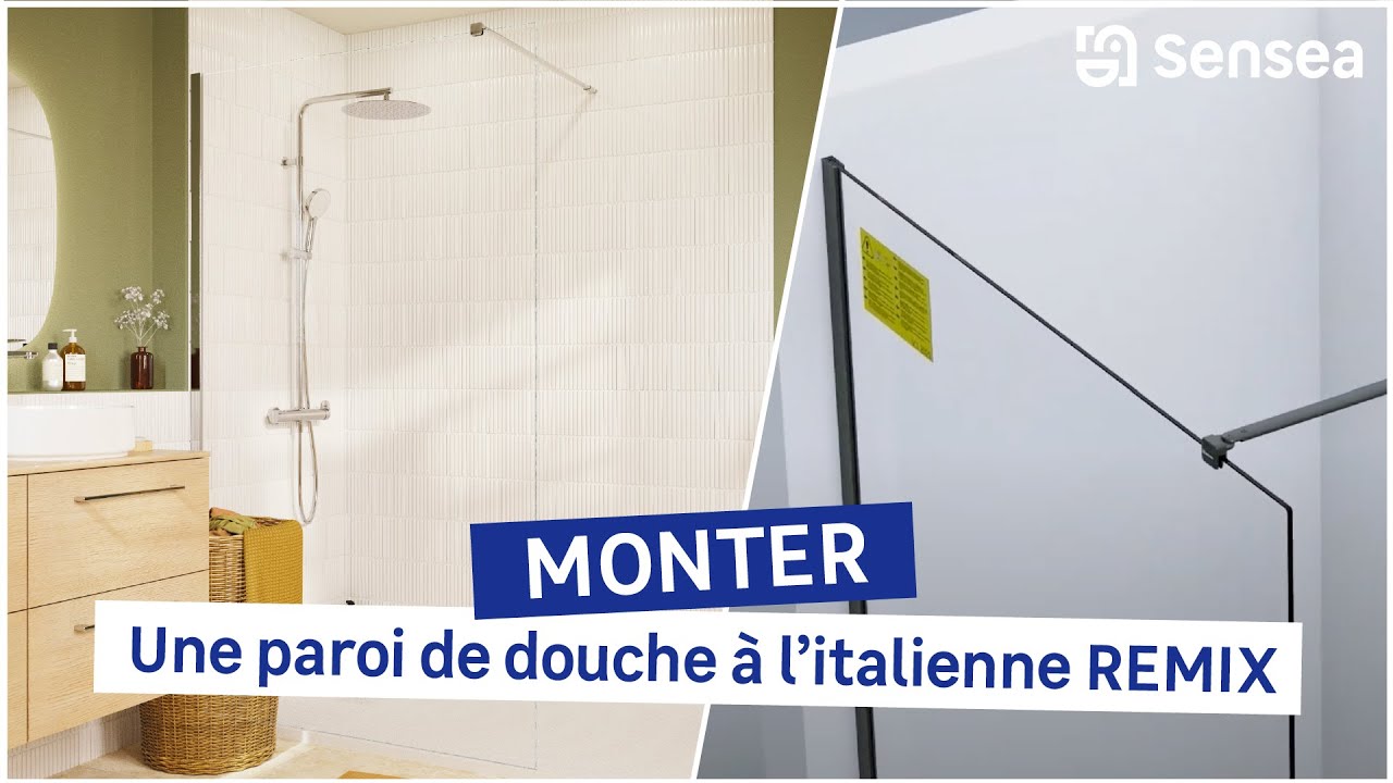 🛠 TUTO : Comment installer une paroi de douche &agrave; l'italienne REMIX ?