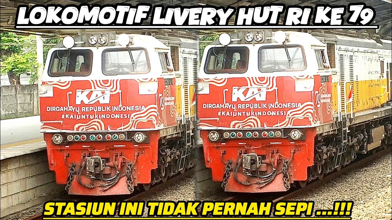 RAMAINYA KERETA API DAN KRL DI STASIUN TERSIBUK DI JAKARTA ‼️ KETEMU LOKOMOTIF LIVERY MERAH PUTIH