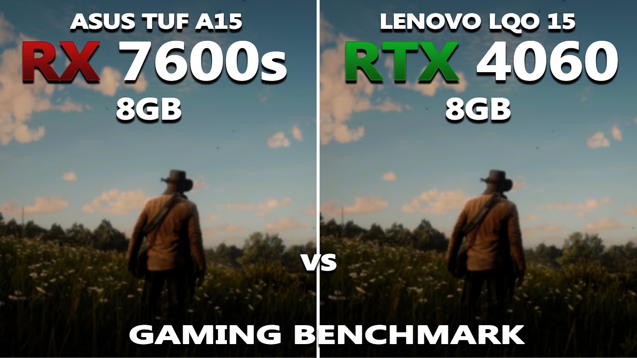 RTX 4060 vs RX 7600s GAMING BENCHMARK TEST | TESTED in 10 GAMES | LENOVO LOQ vs ASUS TUF A15 |