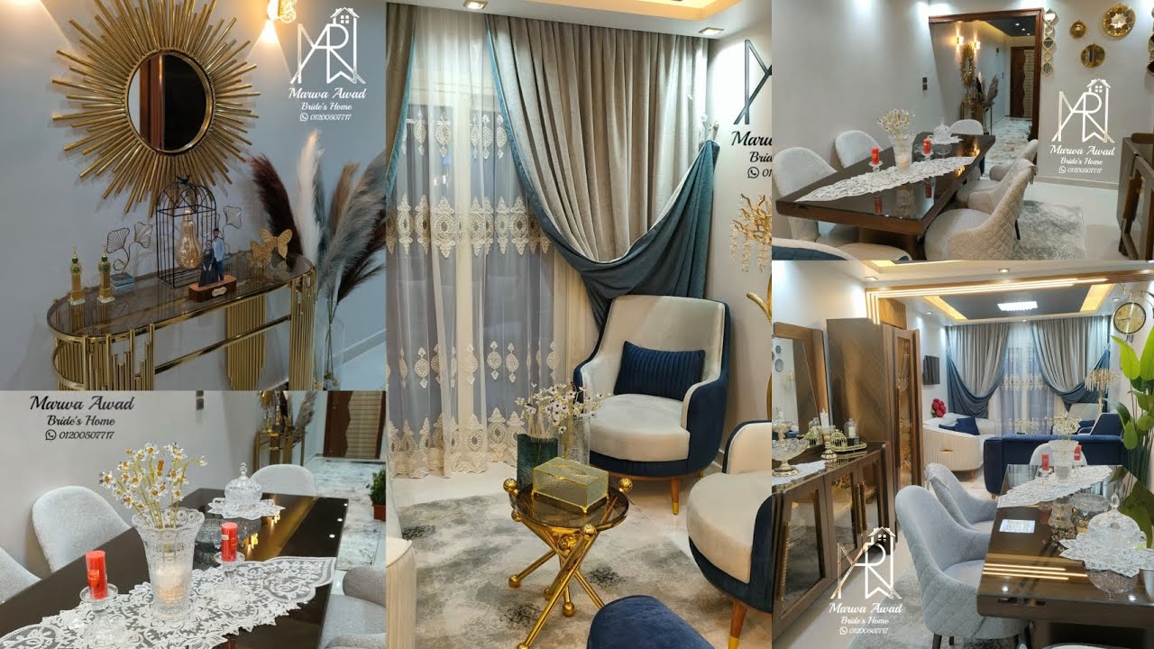شقة من اجمل شقق العرايس تفاصيلها مليانة بالزرع والورود الكريستال والانتيكات الجميلة ✨ تشبه المتاحف
