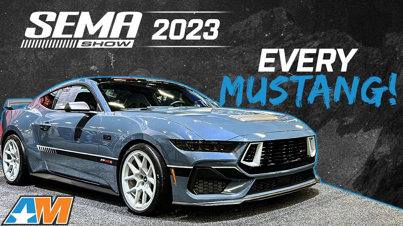 Every New 2024 Mustang We Could Find at SEMA 2023! | V8 or Electric!