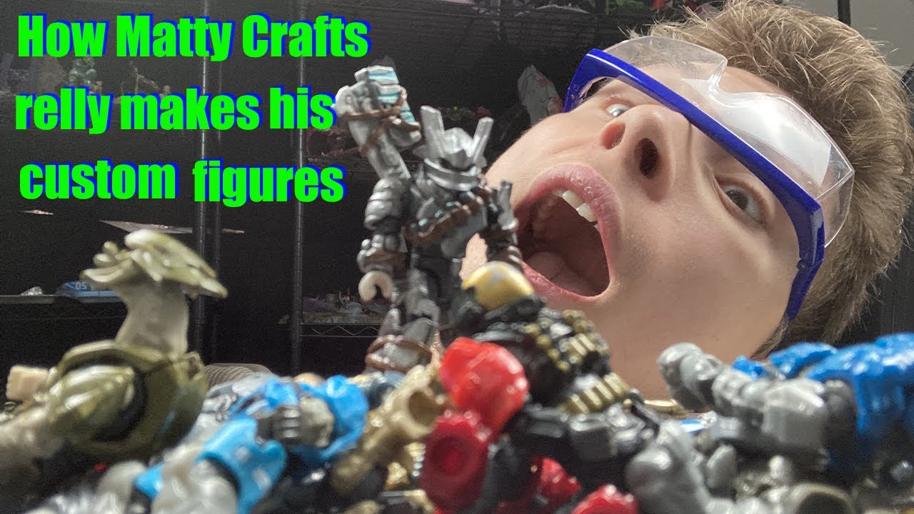 How Matty Crafts really make his custom halo mega Construx figures