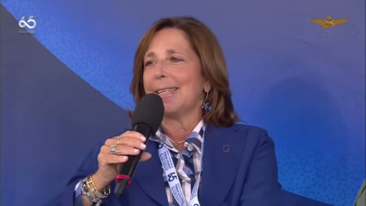 Intervista al SSSD Sen Isabella Rauti in occasione del 65° anniversario delle Frecce Tricolori