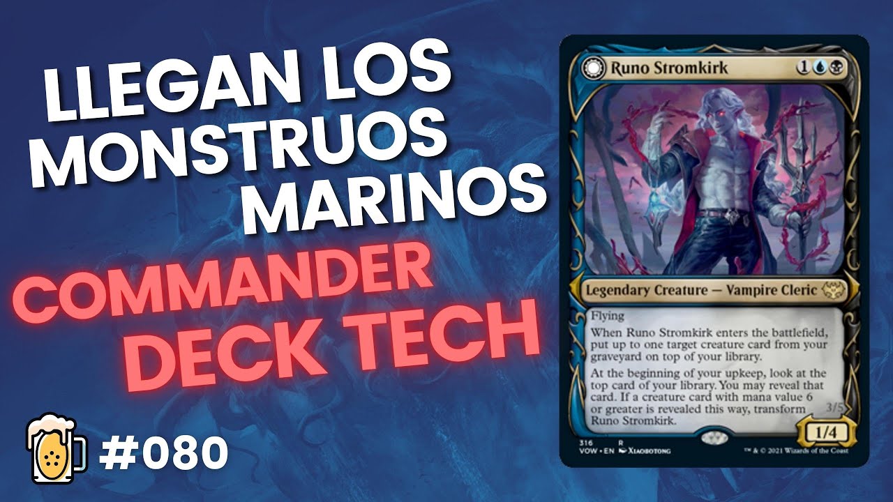 SEA MONSTERS COMMANDER DECK TECH | RUNO STROMKIRK | DRINKS OF ALARA #080