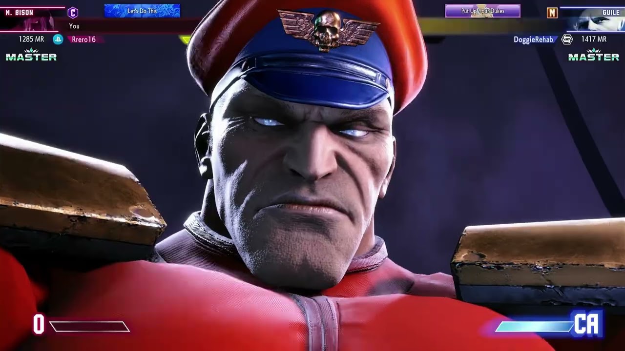 M.Bison Vs Guile Street Fighter 6 Gameplay Low Masters - 2026 Scixor Kick Adventures