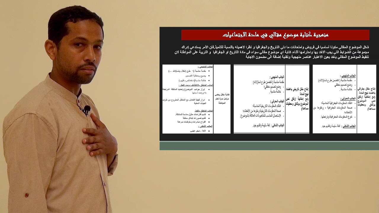 دعم في مادة الجغرافيا من تقديم الأستاذ سمغال عبد الواحد
