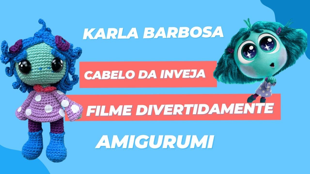 Como Fazer Divertidamente em Amigurumi- Inveja em Crochê - parte 2
