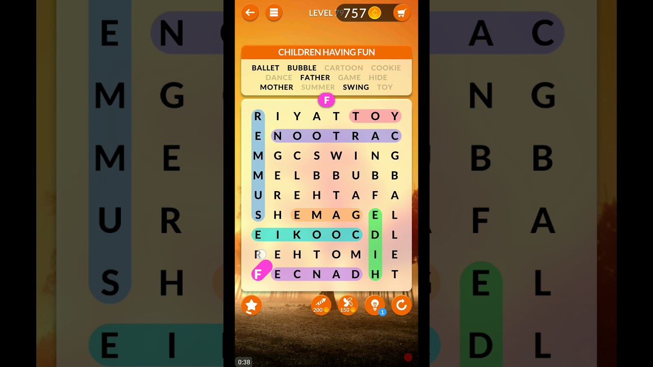 WORDSCAPES SEARCH LEVEL 79 ANSWERS masaya ang mga salita