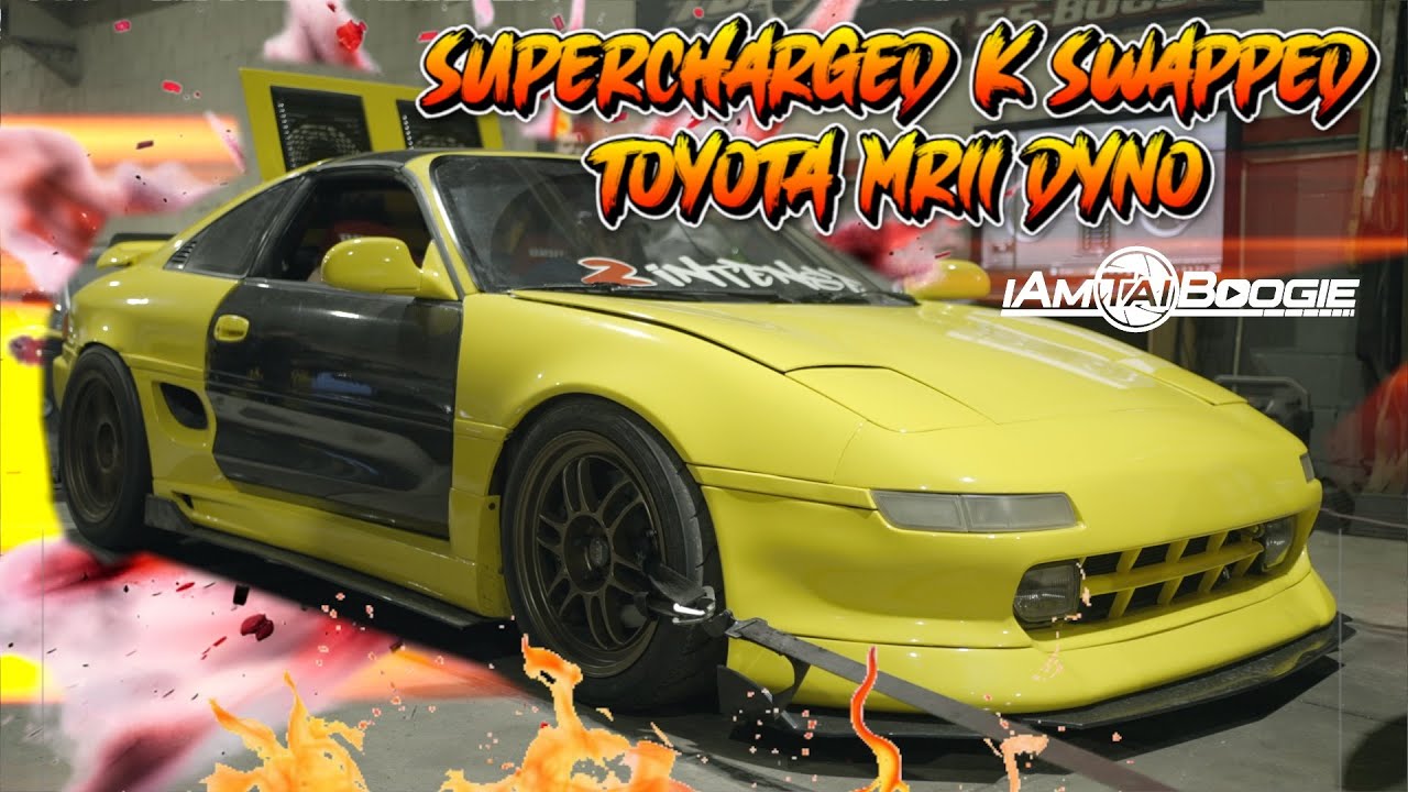 Supercharged K Series Toyota MR2 Dyno!