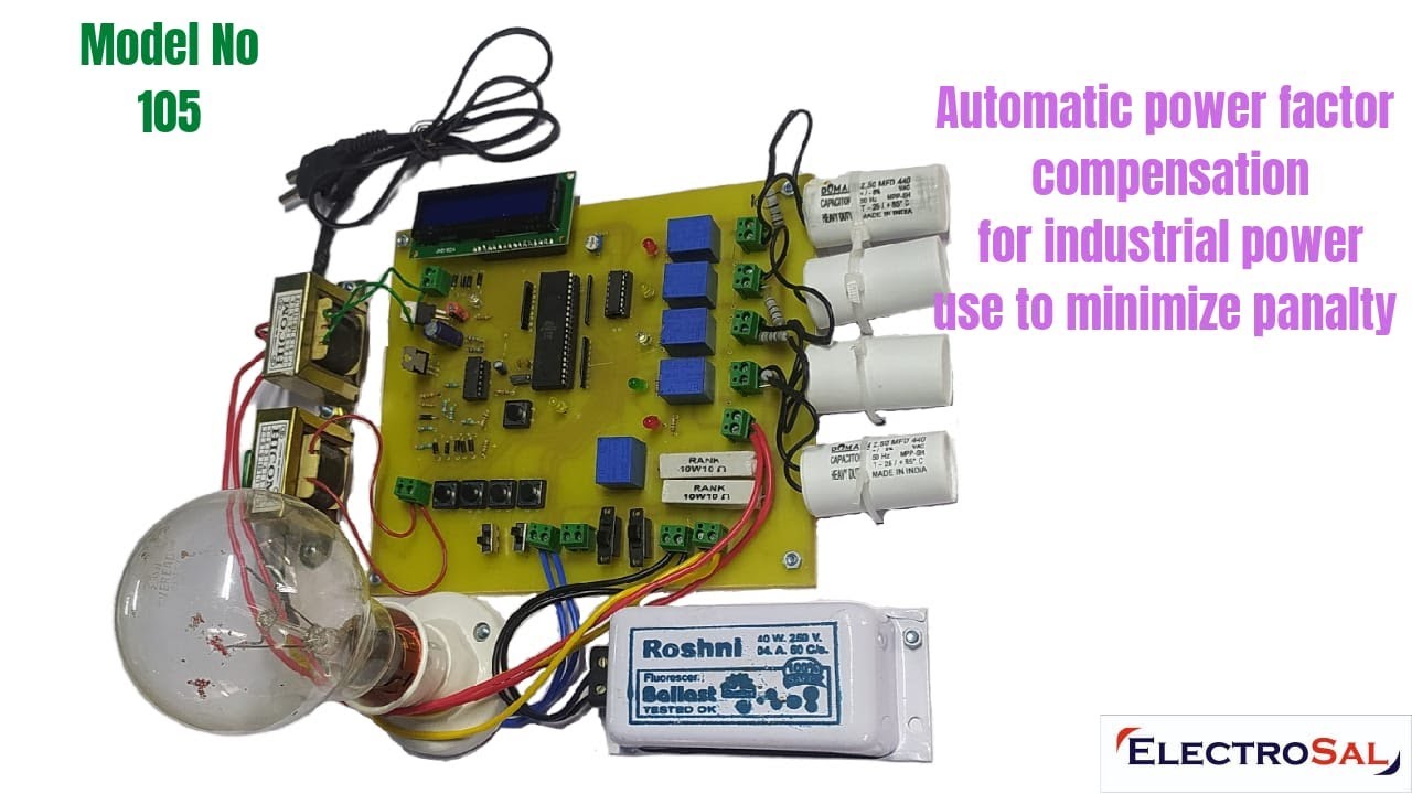 AUTOMATIC POWER FACTOR COMPENSATION  FOR INDUSTRIAL POWER USE TO MINIMIZE  PENALTY