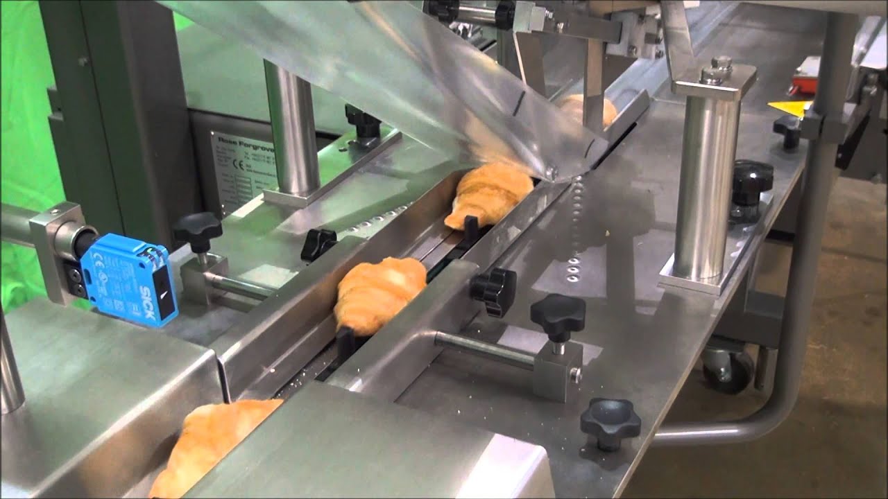 Flow wrap packaging of croissants at 60ppm