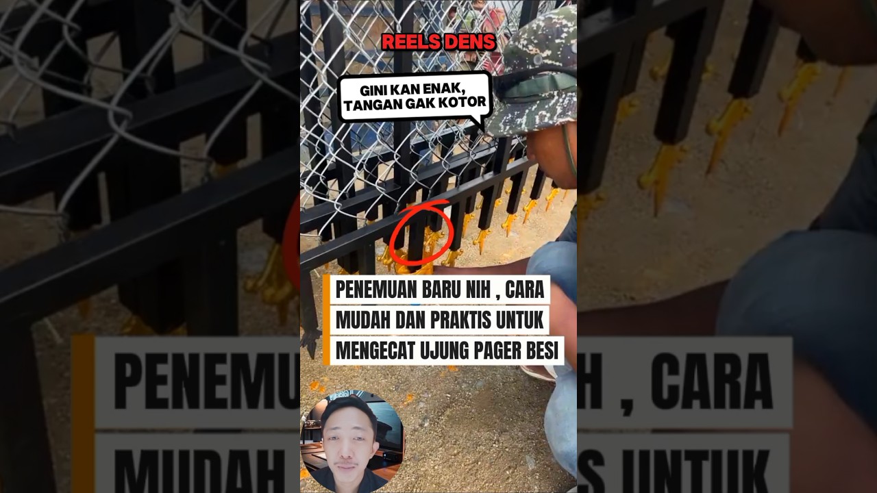 Cara Mudah Ngecat Pagar ☝❗❗