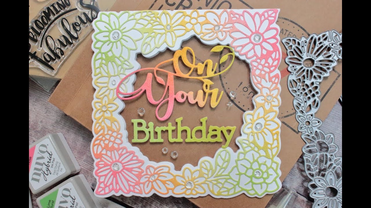 Shaped Floral Card - Tonic Craft Kit #17