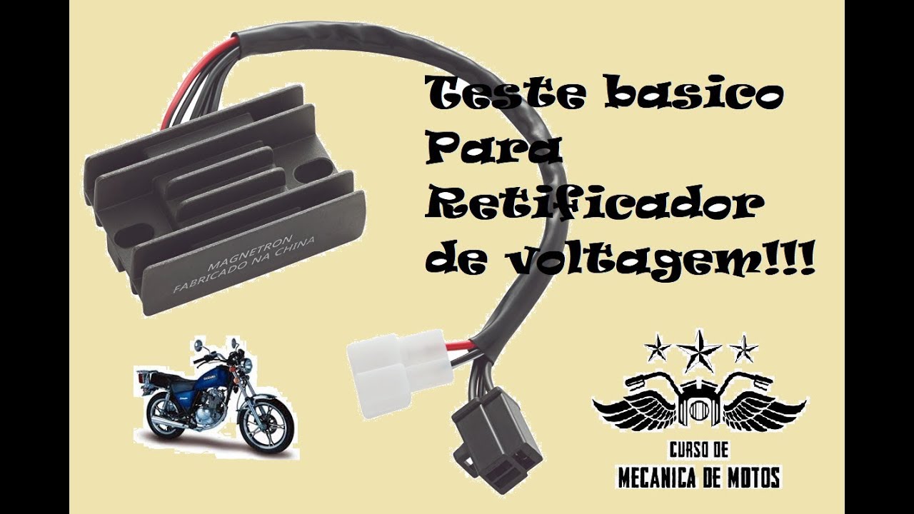 Como saber se o retificador da sua moto não esta funcionando bem, por Flaviano Araujo