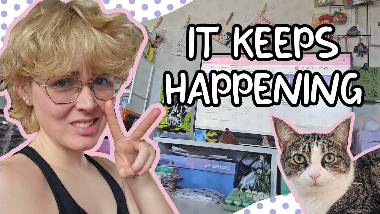 Etsy and Manufacturing Set Backs Boooo | Artist Alley Prep | February Studio Vlog