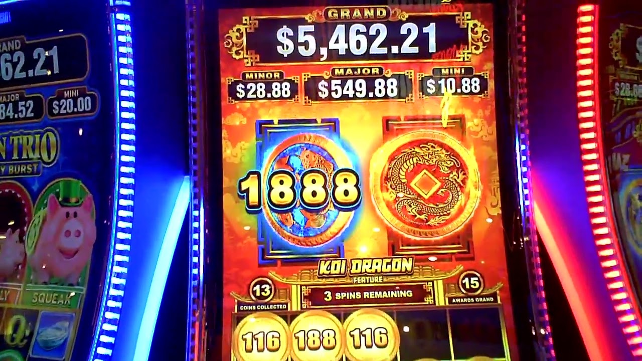 Coin Trio Combined Trails Slot Machine GREAT WIN Bonus