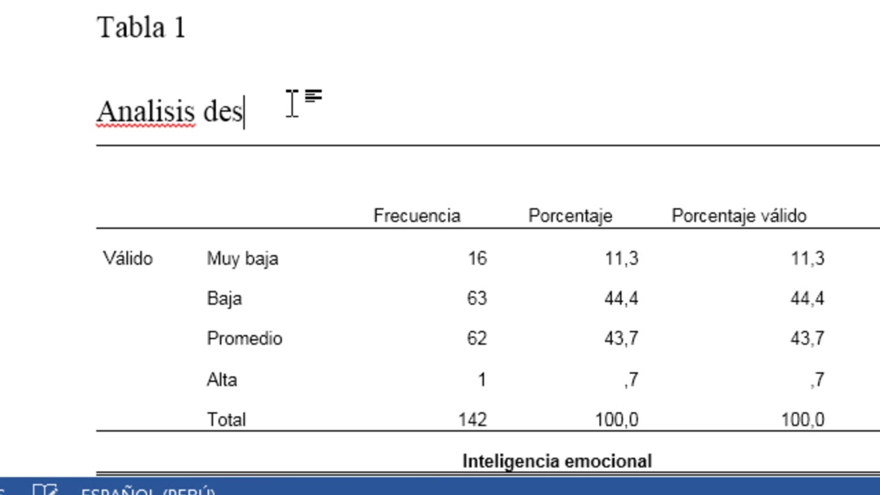 Tutorial analisis descriptivo