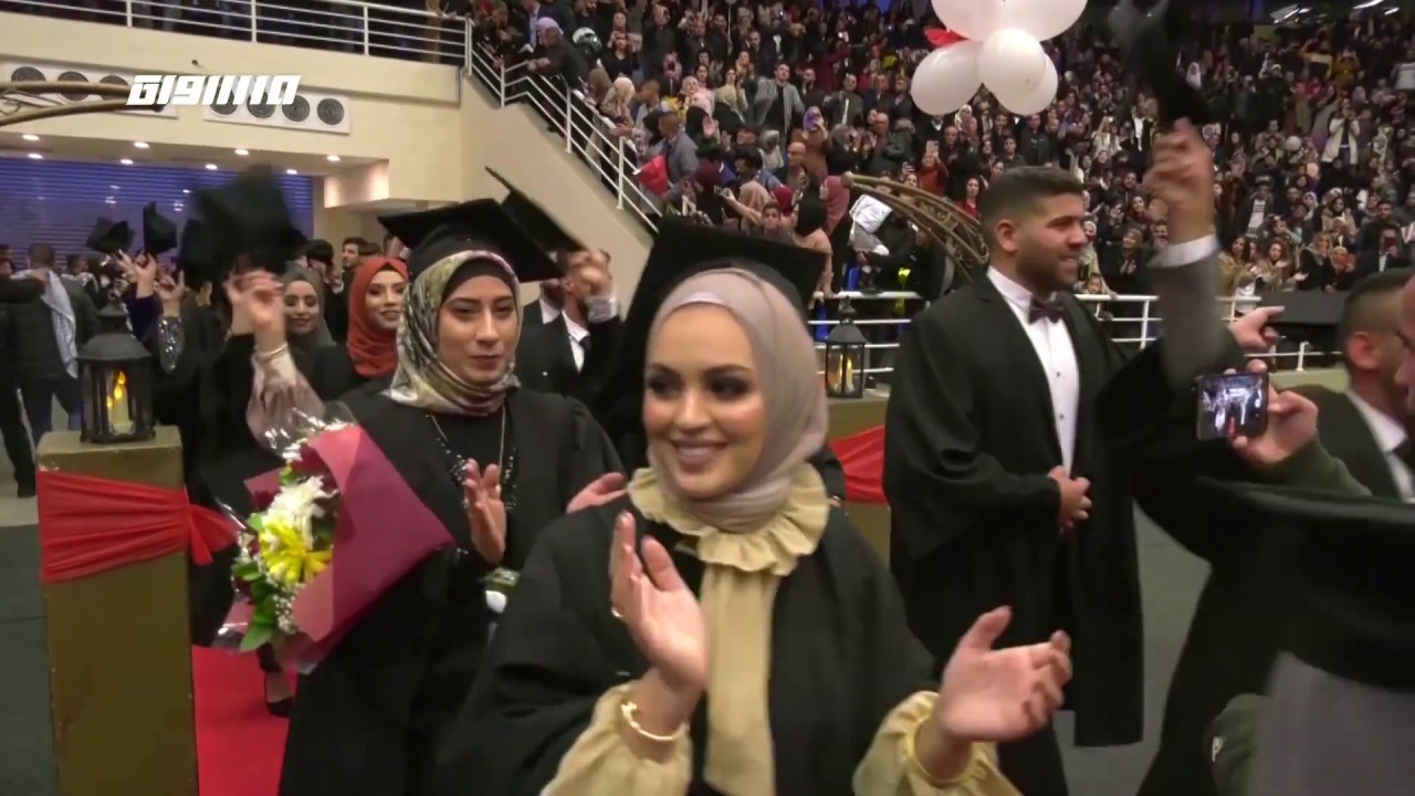 حفل تخرج الجامعة الأمريكية طلبة من الداخل في جنين للتواصل مع جغرافية المناطق الفلسطينية،مراسلون12.01