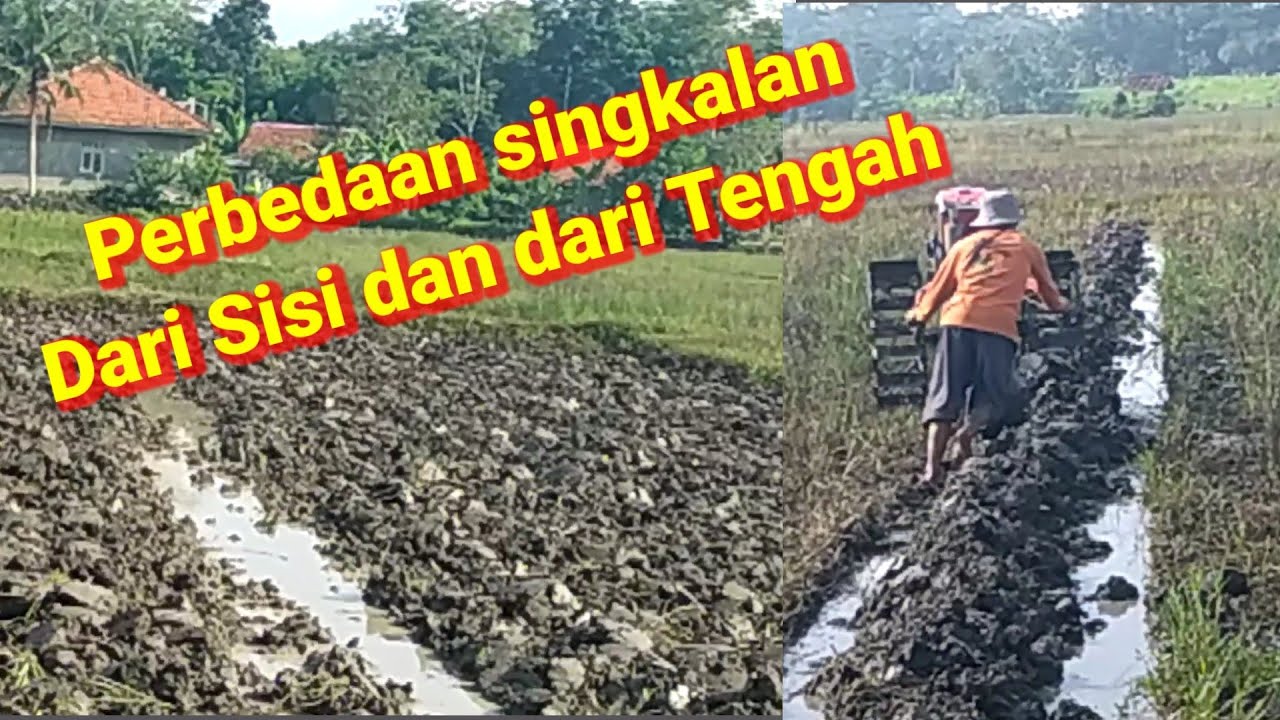 Perbedaan nyingkal dari tengah dan dari sisi