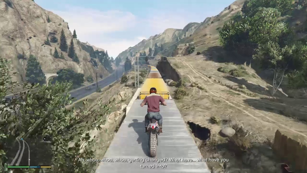 Gta 5 Derailed Mission Glitch (Short Video)