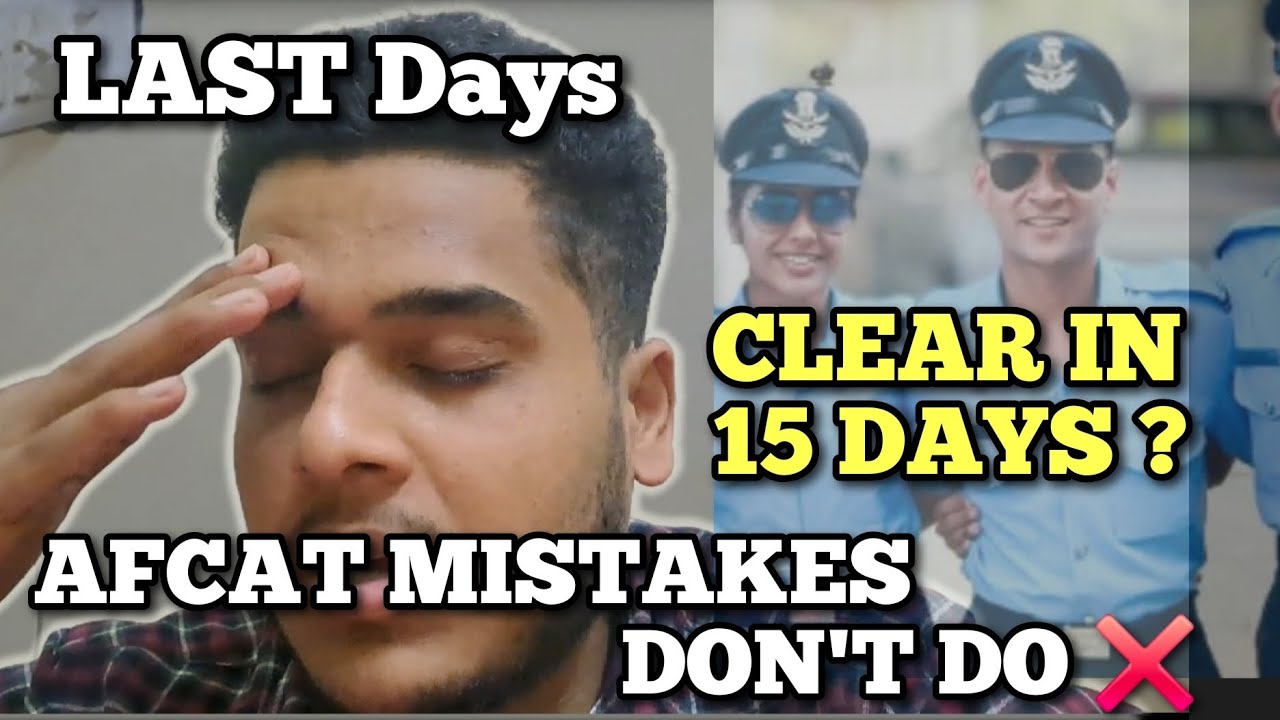 You can Still Clear AFCAT even now ✅️ |Mistakes To Avoid ❌️ | Defence #afcat#airforce#testbook
