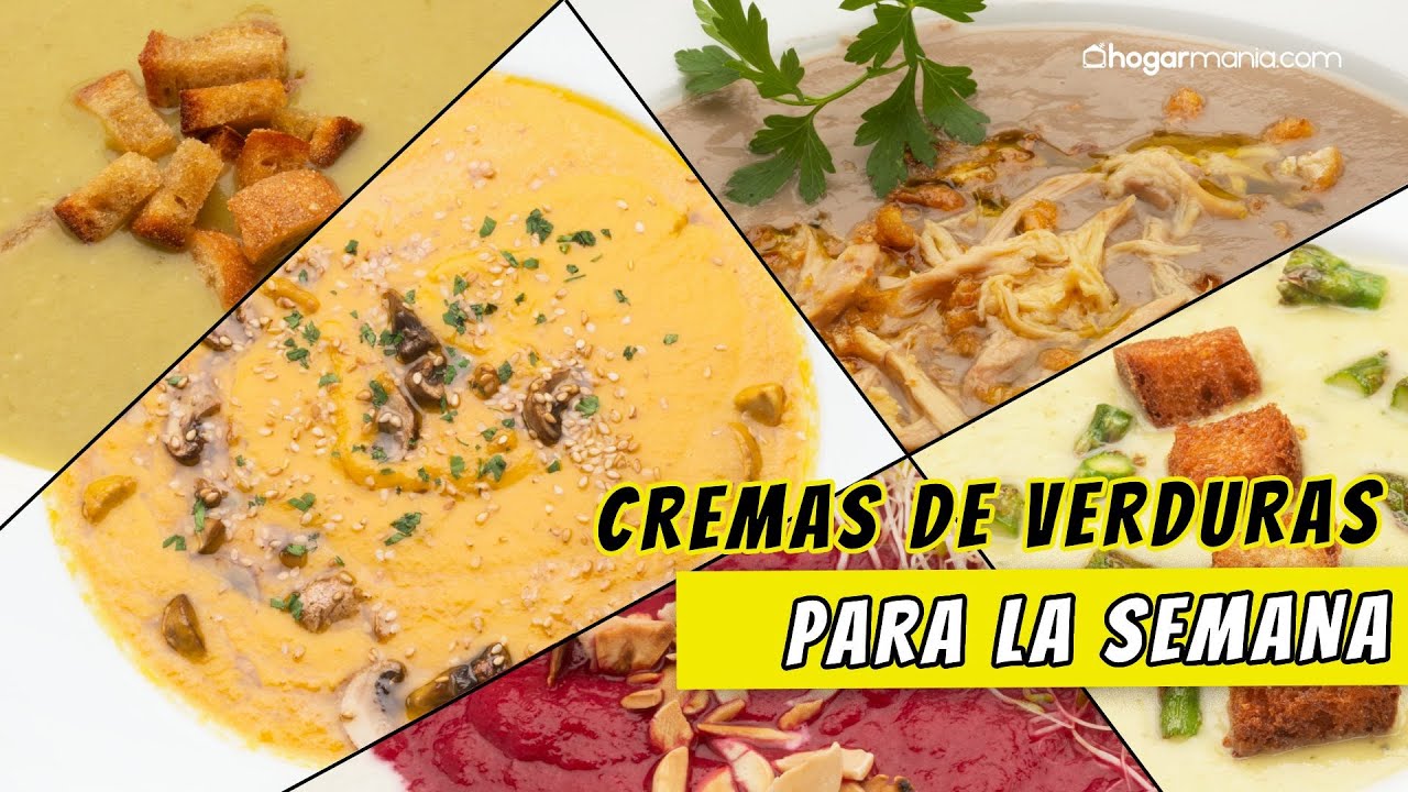 7 CREMAS de VERDURAS para la semana con Karlos Arguiñano
