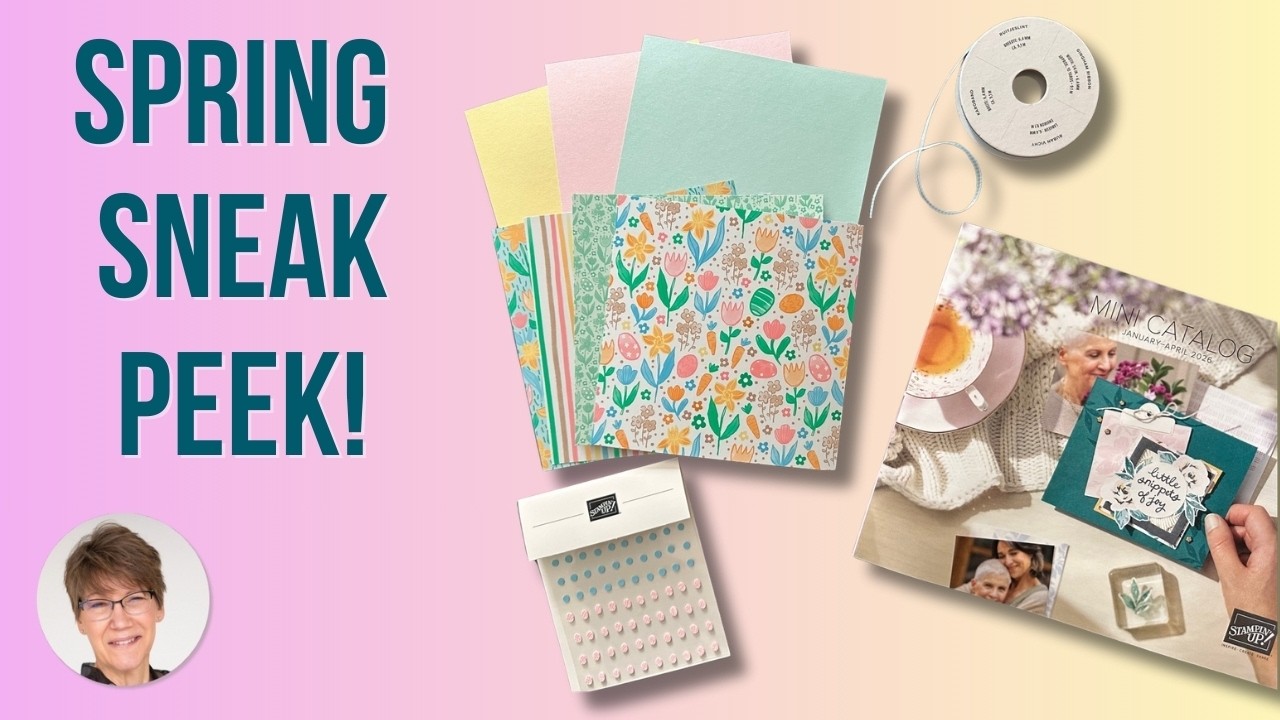 Предварительный просмотр весеннего каталога: бумага, блестки и многое другое!