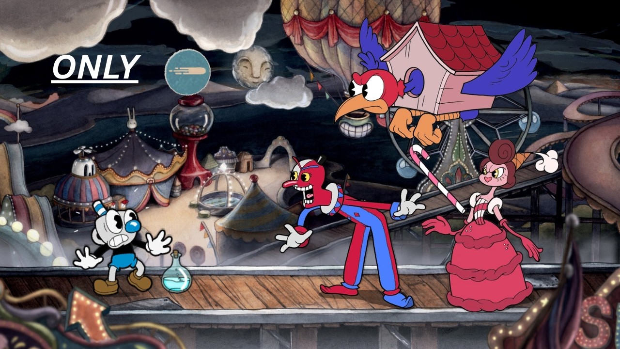 Can I Beat Cuphead Using only Peashooter? Part 2 | WALLY BRO...