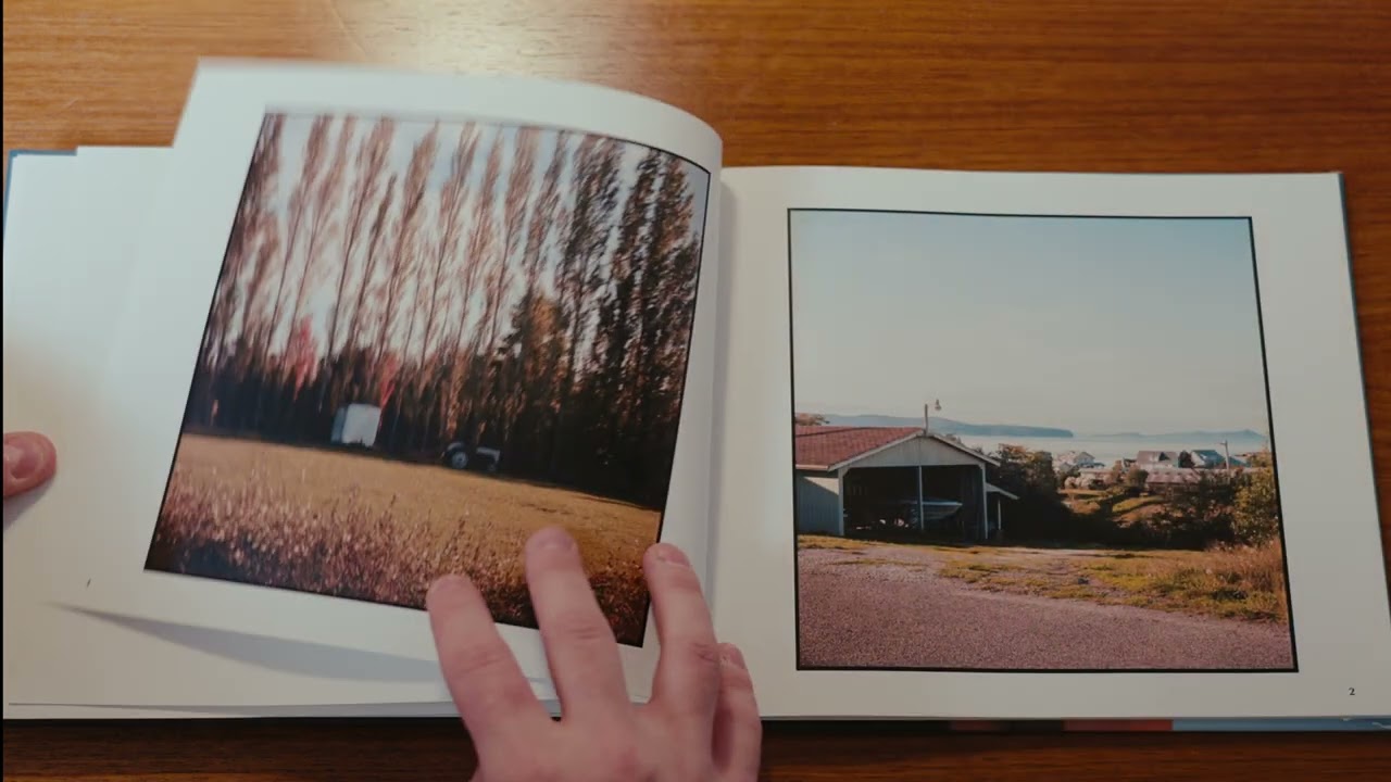 flip through my first photography book, sanctuary