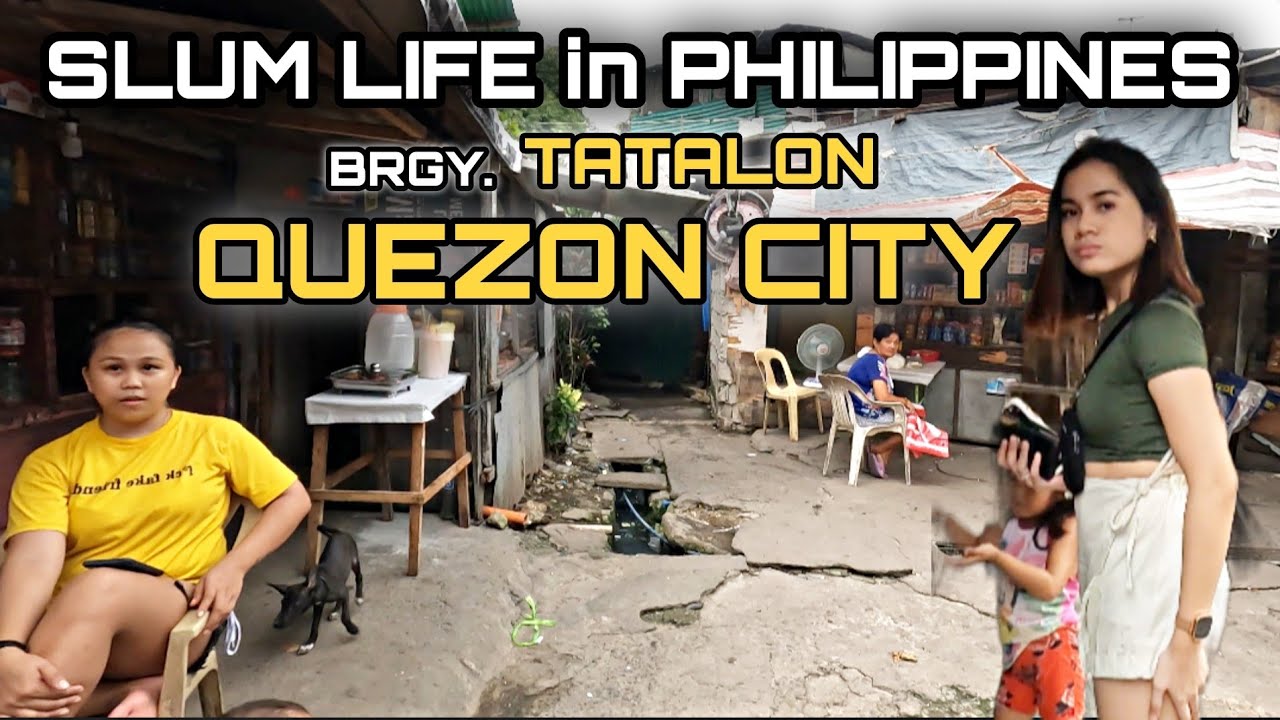 UNBELIEVABLE SLUM NARROW ALLEY in BRGY. TATALON | NICE WALK at QUEZON CITY PHILIPPINES [4K] 🇵🇭