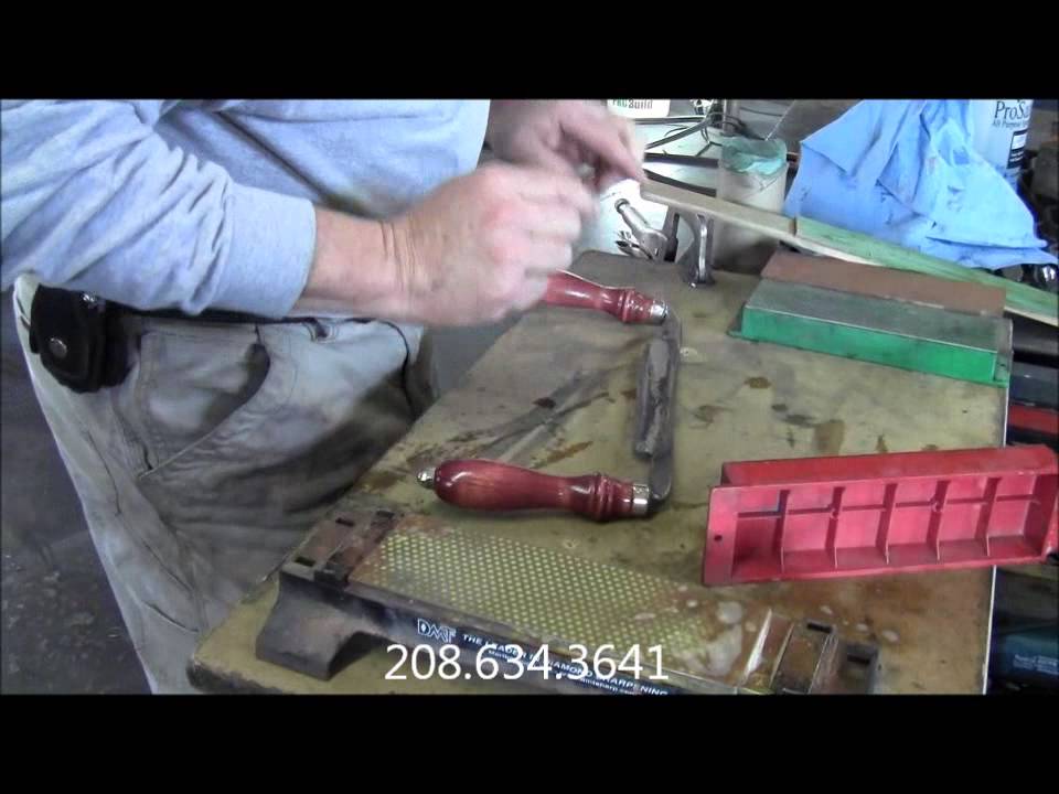 How to Sharpen a Draw Knife