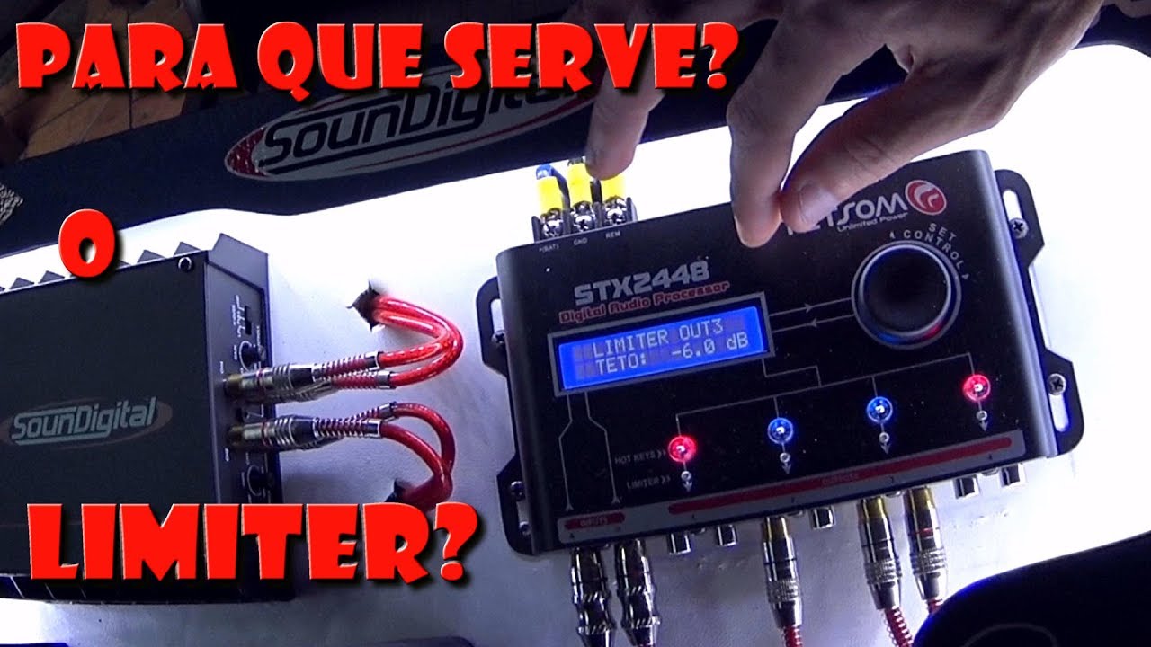 O que e limiter teto atack e release como faz para regular no processador stx2448 #3