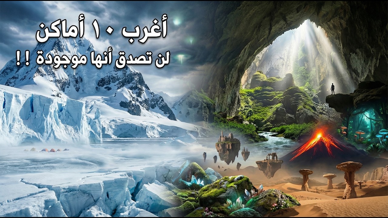 🔥 أغرب 10 أماكن على كوكب الأرض 🌍 لن تصدق أنها حقيقية!