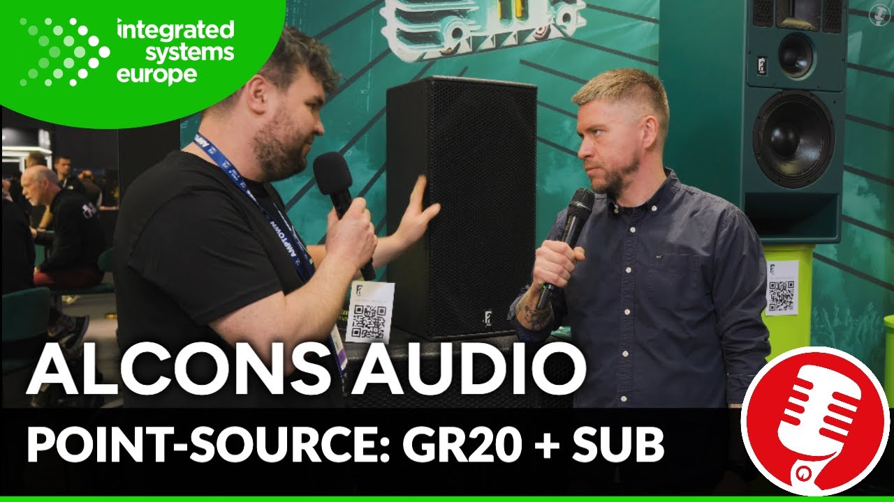 Alcons Audio GR20 – nowy point source z subwooferem | ISE 2026