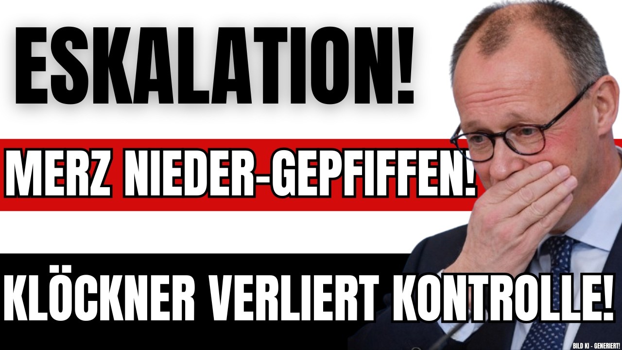 ESKALATION!  BESUCHER PFEIFEN Merz im Bundestag NIEDER! Kl&ouml;ckner VERLIERT die KONTROLLE!