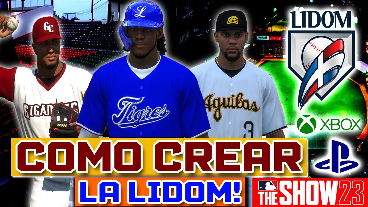 Como Crear LA LIGA DOMINICANA ( LIDOM ) en MLB The Show 23 - XBOX - PLAYSTATION Y NINTENDO!