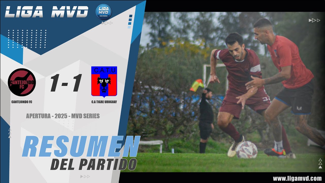 LIGA MVD |  SERIES | C.A. TIGRE 1  - 1 CANTEJONDO